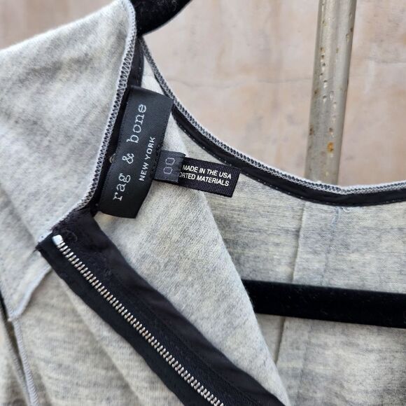 Rag & bone 100% wool gray shift dress - Picture 5 of 8